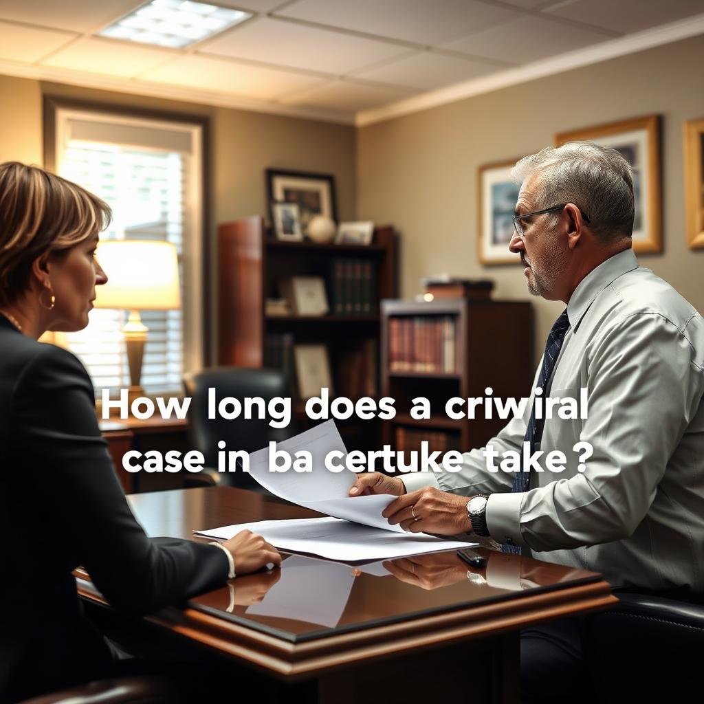 How long does a criminal case take in Bedford County