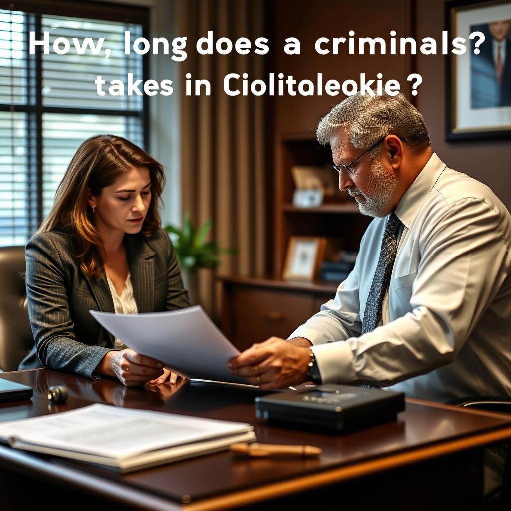 How long does a criminal case take in Lexington