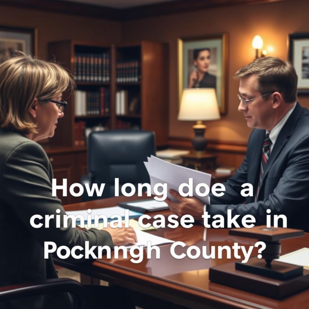 How long does a criminal case take in Rockingham County