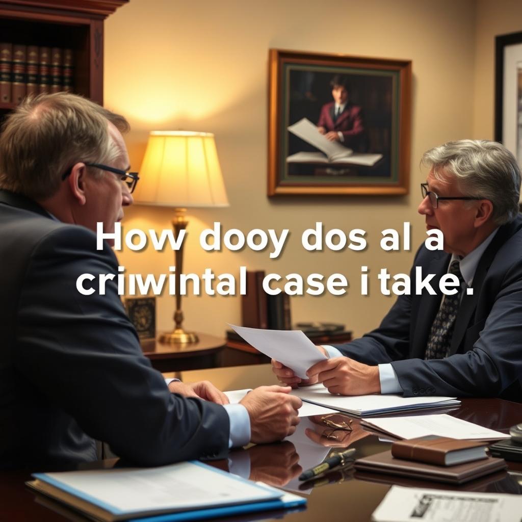 How long does a criminal case take in Shenandoah