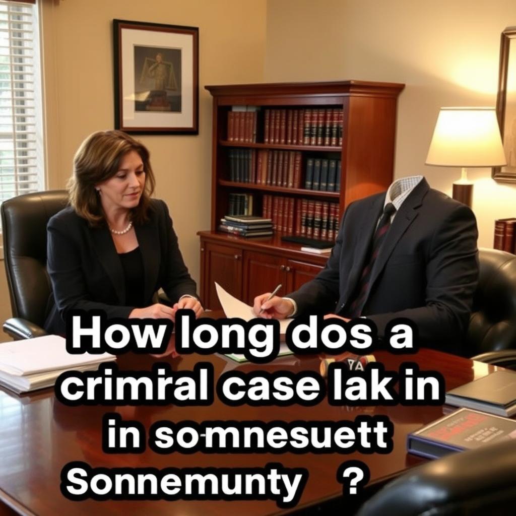 How long does a criminal case take in Somerset County