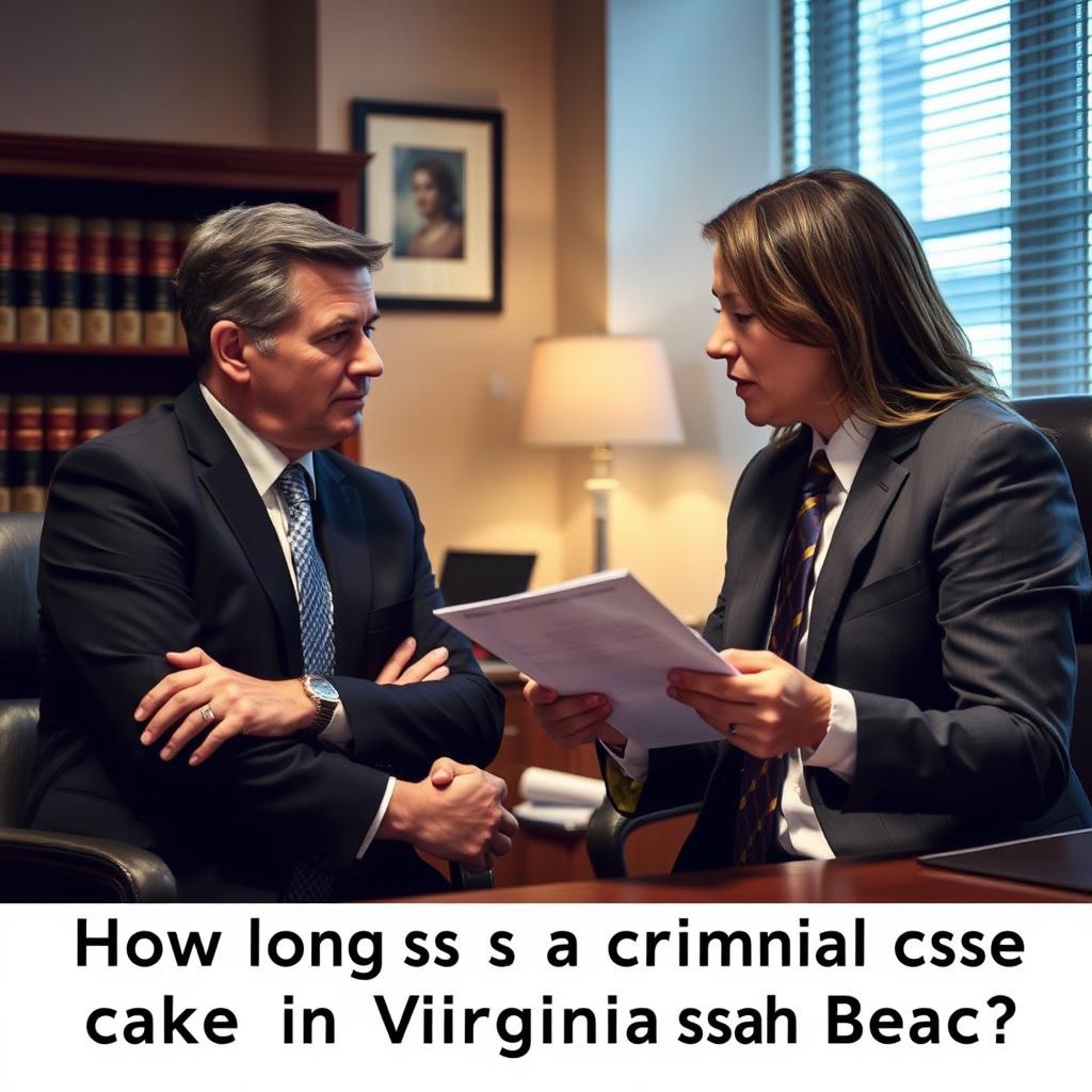 How long does a criminal case take in Virginia Beach