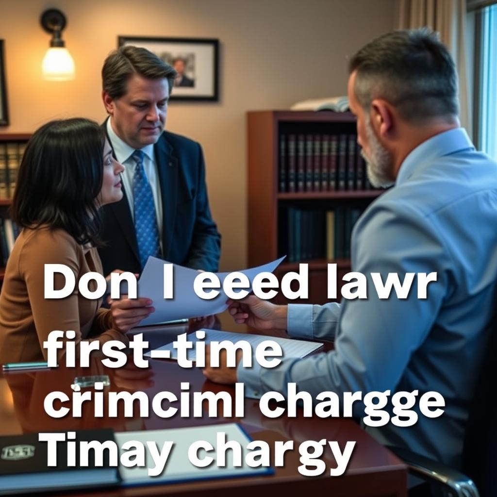 Do I need a lawyer for a first-time criminal charge in Tioga County