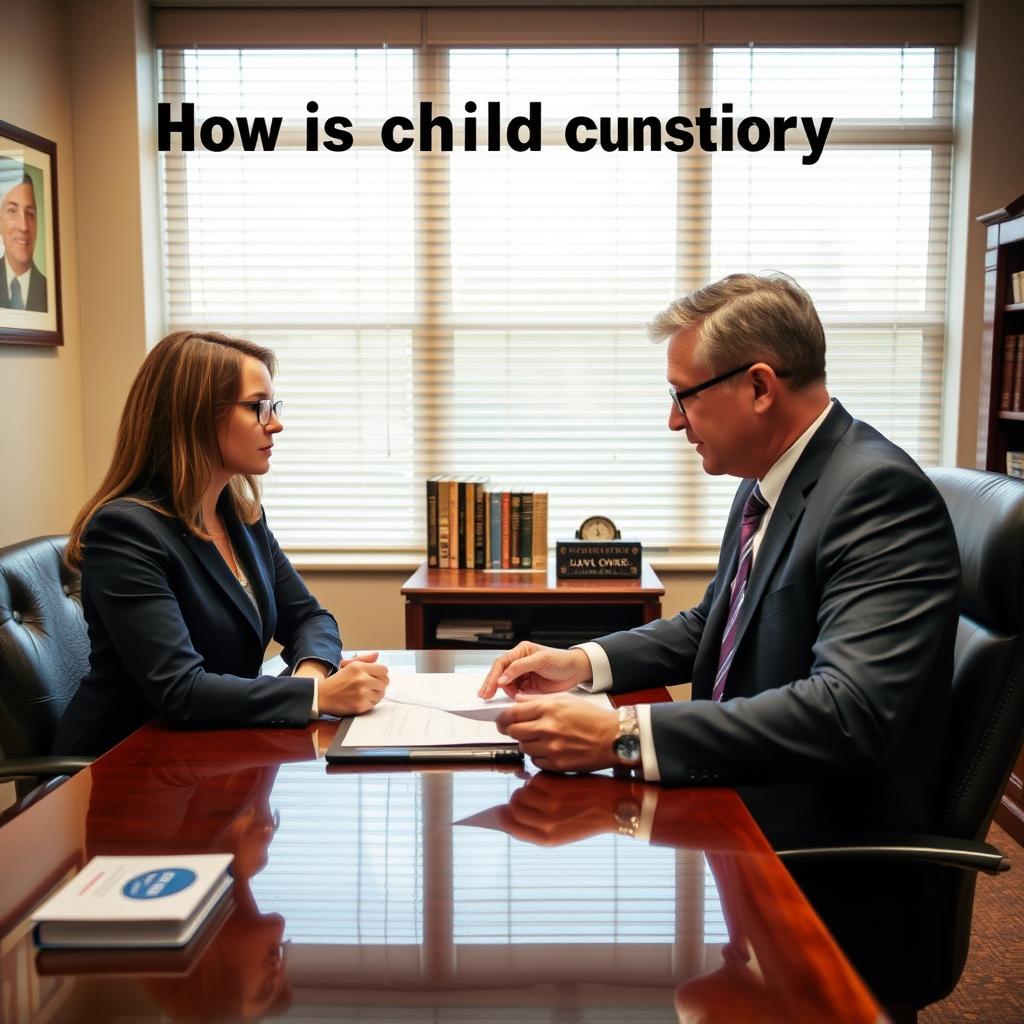 How is child custody decided in Cayuga County