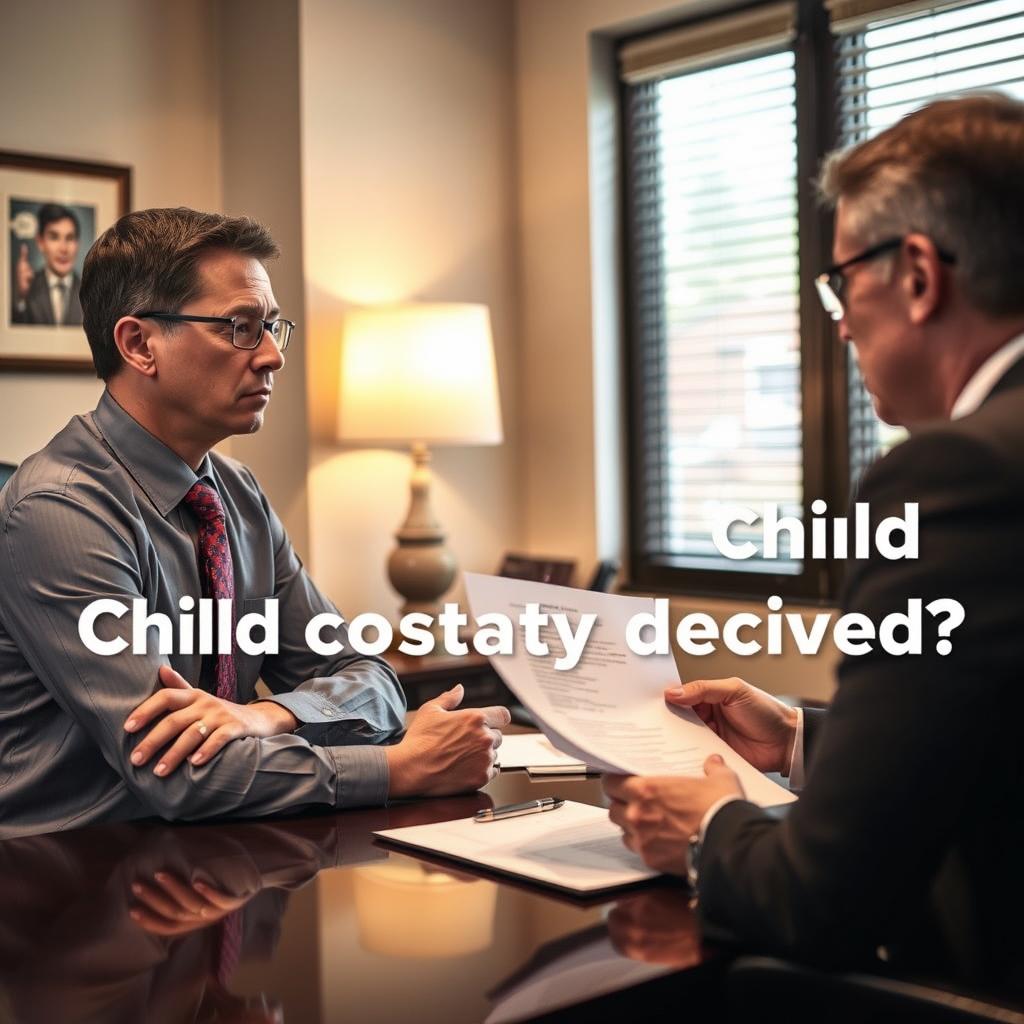 How is child custody decided in Fredericksburg