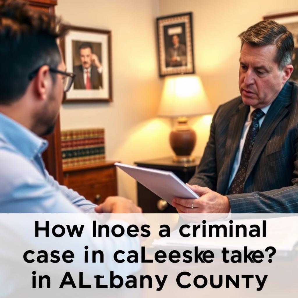 How long does a criminal case take in Albany County