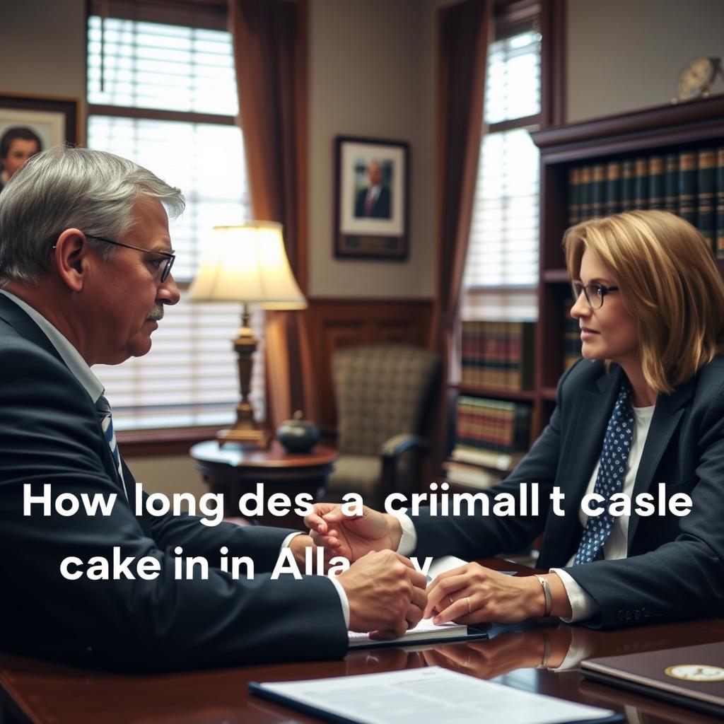 How long does a criminal case take in Albany County