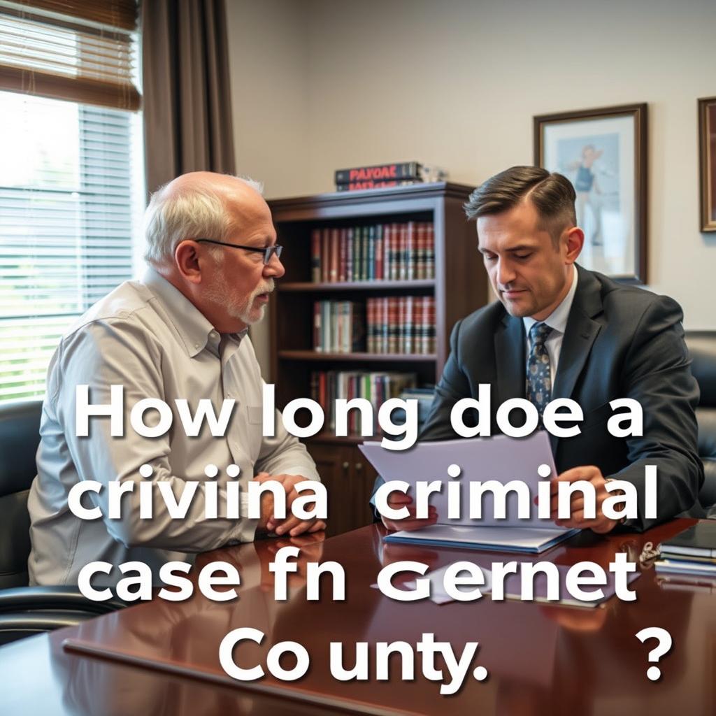 How long does a criminal case take in Garrett County