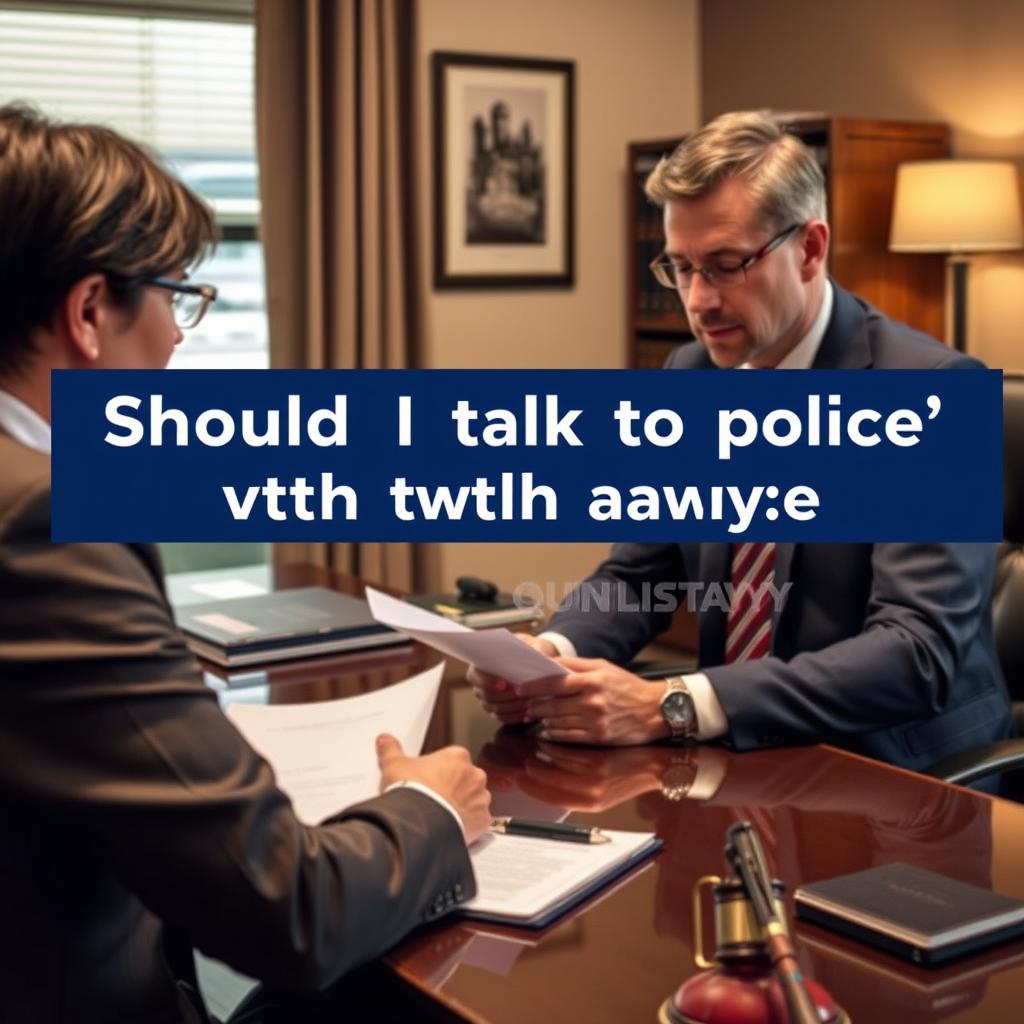 Should I talk to police without a lawyer in New York